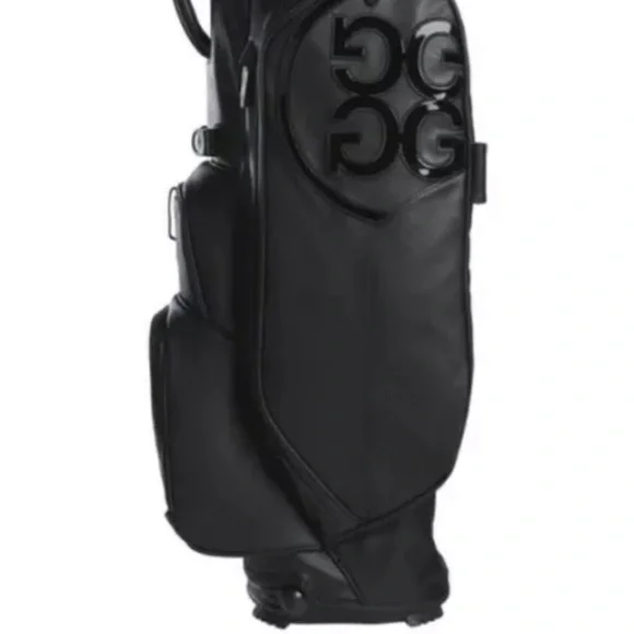 G/FORE Skulls and T’s Debossed Black Transporter Tour Carry Golf Bag - Picture 3 of 7